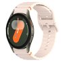 Wave Sportband met aansluitknop - Lichtroze -  Samsung Galaxy watch 7 - 40mm / 44mm &amp; Watch FE