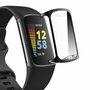 Fitbit Charge 5 &amp; 6 TPU case (volledig beschermd) - Zwart