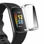 Fitbit Charge 5 &amp; 6 TPU case (volledig beschermd) - Zilver