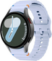 Wave Sportband met aansluitknop - Blauwgrijs -  Samsung Galaxy Watch 4 - 40mm &amp; 44mm