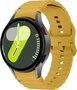 Wave Sportband met aansluitknop - Oker -  Samsung Galaxy Watch 4 - 40mm &amp; 44mm