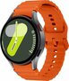 Wave Sportband met aansluitknop - Oranje -  Samsung Galaxy Watch 4 - 40mm &amp; 44mm