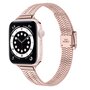 Stainless steel slim fit bandje - Ros&eacute; goud - Geschikt voor Apple Watch 38mm / 40mm / 41mm / 42mm