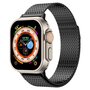 Stainless Steel Loop band - Zwart - Extra strong - Geschikt voor Apple Watch 44mm / 45mm&nbsp;/ 46mm / 49mm