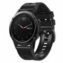 leer + siliconen bandje - Zwart - Garmin Instinct 3 / Instinct E - 45mm