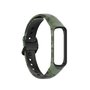 Siliconen band met print - Camouflage groen - Samsung Galaxy Watch Fit 2