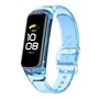 Doorzichtige TPU band (zon verkleurend) - Transparant blauw - Samsung Galaxy Watch Fit 2