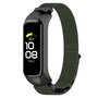 Nylon sport loop band - Donkergroen - Samsung Galaxy Watch Fit 2