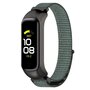 Nylon sport loop band - Groen / grijs - Samsung Galaxy Watch Fit 2