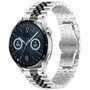 Stalen band - Zilver / zwart - Huawei Watch 4 (pro) / 3 (pro) / Ultimate