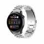 Stalen schakelband - Zilver - Huawei Watch 4 (pro) / 3 (pro) / Ultimate