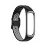 Siliconen band 2 kleurig - Zwart / grijs - Samsung Galaxy Fit 2