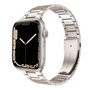 Stalen schakelband - Starlight / Sterrenlicht - Geschikt voor Apple watch 44mm / 45mm&nbsp;/ 46mm / 49mm