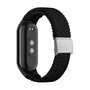 Braided nylon bandje - Zwart - Xiaomi Smart Band 8 &amp; 9