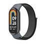 Sport loop nylon bandje - Donkergrijs - Xiaomi Smart Band 8 &amp; 9