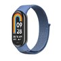 Sport loop nylon bandje - Denim blauw - Xiaomi Smart Band 8 &amp; 9