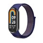 Sport loop nylon bandje - Donkerblauw gem&ecirc;leerd - Xiaomi Smart Band 8 &amp; 9