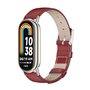 Echt leren bandje - Rood - Xiaomi Smart Band 8 &amp; 9