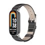 Echt leren bandje - Zwart - Xiaomi Smart Band 8 &amp; 9