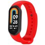 Siliconen bandje - Rood - Xiaomi Smart Band 8 &amp; 9