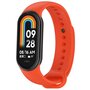 Siliconen bandje - Oranje - Xiaomi Smart Band 8 &amp; 9