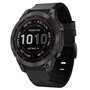 Leren bandje - Zwart - Garmin Approach S60 &amp; S62 / Instinct / Instinct 2 (Solar)