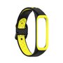 Siliconen band 2 kleurig - Zwart / geel - Samsung Galaxy Fit 2