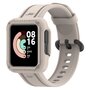 Siliconen sportband met case - Beige - Xiaomi Redmi Watch 2 (Lite)