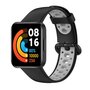 Tweekleurige sportband - Zwart met grijs - Xiaomi Redmi Watch 2 (Lite)