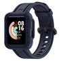 Siliconen sportband met case - Donkerblauw - Xiaomi Redmi Watch 2 (Lite)