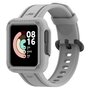 Siliconen sportband met case - Grijs - Xiaomi Redmi Watch 2 (Lite)