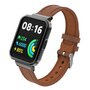 Leren band met case - Bruin - Xiaomi Redmi Watch 2 (Lite)