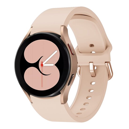 Samsung Galaxy Watch 4 40mm 44mm Classic sportbandje Zand roze