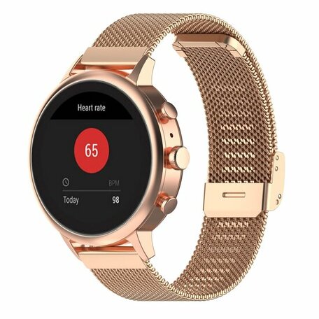 Huawei Watch GT 4 - 41mm - Milanese bandje met klemsluiting - Champagne goud