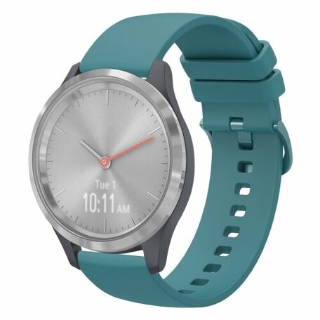 Huawei Watch GT 4 - 41mm - Soft siliconen bandje - Blauwgroen