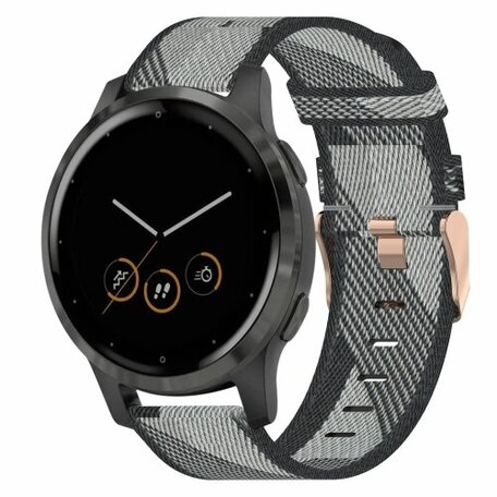 Huawei Watch GT 4 - 41mm - Canvas nylon bandje - Grijs