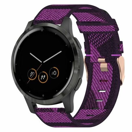 Huawei Watch GT 4 - 41mm - Canvas nylon bandje - Paars