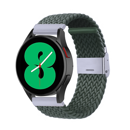 Huawei Watch GT 4 - 41mm - Braided nylon bandje - Donkergroen