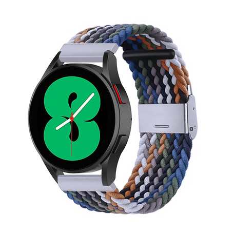 Huawei Watch GT 4 - 41mm - Braided nylon bandje - Multicolor Dark