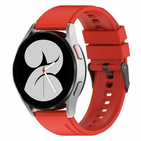 Siliconen gesp bandje - Rood - Samsung Galaxy watch 7 - 40mm & 44mm