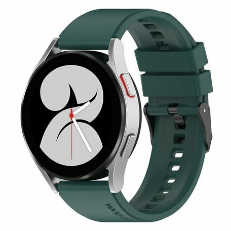 Siliconen gesp bandje - Groen - Samsung Galaxy watch 7 - 40mm & 44mm