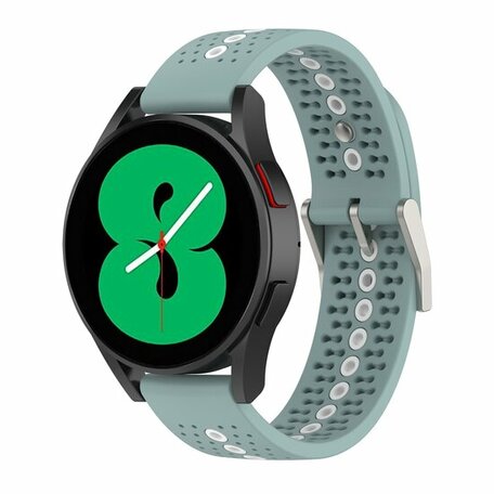 Dot Pattern bandje - Groenblauw - Samsung Galaxy watch 7 - 40mm & 44mm