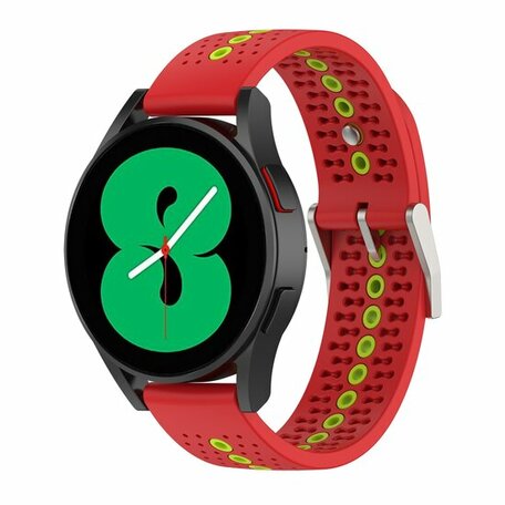 Dot Pattern bandje - Rood - Samsung Galaxy watch 7 - 40mm & 44mm