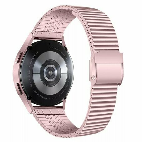 Stalen RVS bandje - Rosé pink - Samsung Galaxy watch 7 - 40mm & 44mm