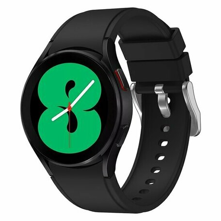 Samsung Galaxy watch 7 - 40mm & 44mm - Siliconen sportband - Zwart