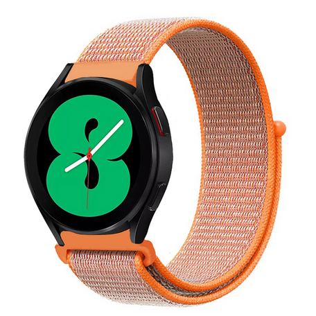 Sport Loop nylon bandje - Oranje - Samsung Galaxy watch 7 - 40mm / 44mm