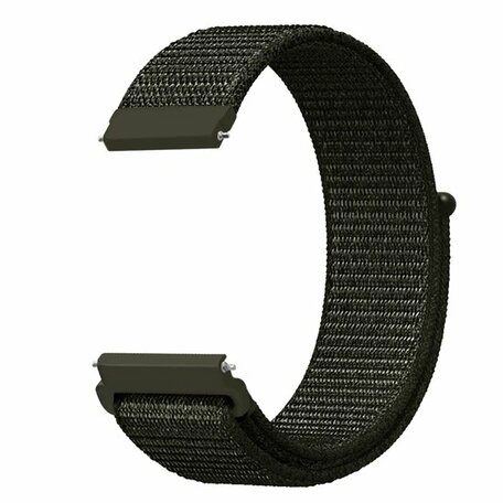 Sport Loop nylon bandje - Leger groen - Samsung Galaxy watch 7 - 40mm / 44mm