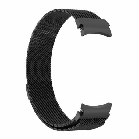 Samsung Galaxy watch 7 - 40mm / 44mm - Milanese bandje (ronde connector) - Zwart