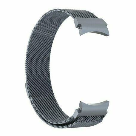 Samsung Galaxy watch 7 - 40mm / 44mm - Milanese bandje (ronde connector) - Space Grey