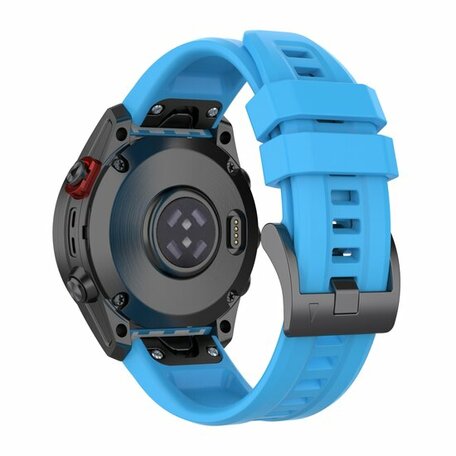 Siliconen sportbandje - Blauw - Garmin Epix Pro Gen 2 (51mm) / Quatix 7X / 6X & Tactix 7 (pro)